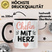 Büroarbeit Kollege Chef Tasse Geschenk Lustige Geschenkidee Spruch Chefin Mit Herz Trendation