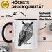 Eule Tierliebhaber Tasse Geschenk Lustige Geschenkidee Spruch Schwarz Trendation