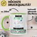 Kiteboarderin Tasse Geschenk Becher Stark Attraktiv Furchtlos Kiteboarderin Lustige Geschenkidee Grün Trendation
