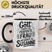 Susanne Tasse Geschenk Gott Formte Die Perfekte Frau Susanne Geschenkidee Schwarz Trendation