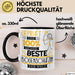 Beste Bogenschützin Der Welt Tasse Geschenk für Eine Bogenschützin Geprüft Und Sicher Geschenkidee Geburtstag Weihnachten Schwarz Trendation