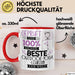 Beste Outdoor-Yoga-Lehrerin Der Welt Tasse Geschenk für Eine Outdoor-Yoga-Lehrerin Geprüft Und Sicher Geschenkidee Geburtstag Weihnachten Rot Trendation