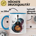 Gitarrist Tasse Geschenkidee für Gitarrenmusiker Blau Trendation