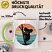 Retro Koala Tierliebhaber Tasse Geschenk Lustige Geschenkidee Spruch Grün Trendation