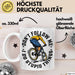 Mountainbike Tasse Geschenk für Mountainbiker Männer Geschenkidee MTB Mountainbike Berge MTB Don't Follow Me I Do Stupid Things Kaffee-Becher Weiß Trendation
