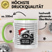 Waschbär Tasse Geschenk Dear Santa I Can Explain Geschenkidee Weihnachten Xmas Becher Grün Trendation