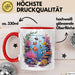 Aquarium Enthusiast Tasse Geschenkidee für Fischhalter Rot Trendation