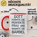 Bärbel Tasse Geschenk Gott Formte Die Perfekte Frau Bärbel Geschenkidee Rot Trendation
