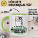 Musikgeschäftsinhaber Geschenk Tasse So Gut Kann Nur Ein Musikgeschäftsinhaber Aussehen Geschenkidee Kaffee-Becher Grün Trendation