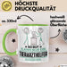 Tierarzthelfer Geschenk Tasse So Gut Kann Nur Ein Tierarzthelfer Aussehen Geschenkidee Kaffee-Becher Grün Trendation