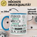 Slacklinerin Tasse Lustiges Geschenk Studieren Kann Wirklich Jeder Nur Die Besten Werden Slacklinerin Blau Trendation