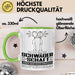 Schwägerschaft Geschenk Tasse Ich Bin Schwägerschaft Aber Sag Doch Einfach Superheld Lustige Geschenkdiee für Schwägerschaft Kaffee-Becher Grün Trendation