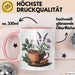 Kräutertee Fan Tasse Geschenkidee für Teezeit Liebhaber Rosa Trendation