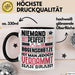 Bogenschütze Geschenk Tasse Lustige Geschenkidee für Bogenschütze Geburtstag Kaffee-Becher Niemand Ist Perfekt Aber Als Bogenschütze Ist Man Nah Dran Schwarz Trendation