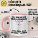 Flötist Geschenk Tasse Lustige Geschenkidee Geburtstag für Flötist Ich Bin Dieser Legendäre Flötist Von Dem Alle Geredet Haben Kaffee-Becher Rosa Trendation