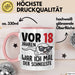 18. Geburtstag Tasse Geschenk Jungs Vor 8 Jahren War Ich Mal Der Schnellste Rosa Trendation