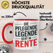 Krankenschwester Pflege Betreuung Tasse Geschenk Lustige Geschenkidee Spruch Die Pflegende Legende Geht In Rente Rot Trendation