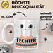 Fechter Geschenk Tasse Ich Bin Fechter Aber Sag Doch Einfach Superheld Lustige Geschenkdiee für Fechter Kaffee-Becher Weiß Trendation