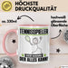 Tennisspieler Tasse Geschenk für Tennisspieler Der Mann Der Alles Kann Geschenkidee zum Geburtstag Rosa Trendation