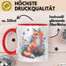 Fuchs Tierliebhaber Tasse Geschenk Lustige Geschenkidee Spruch Rot Trendation