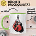 Boxer Tasse Geschenkidee für Kampfchampion Grün Trendation