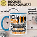Veranstaltungskaufmann Ausbildung Tasse Geschenk Ich Bin Veranstaltungskaufmann In Der Ausbildung Ich Darf Das Geschenkidee Spruch Blau Trendation