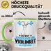 Violinist Geschenk Tasse So Gut Kann Nur Ein Violinist Aussehen Geschenkidee Kaffee-Becher Grün Trendation