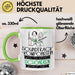 Soundtrack-Komponistin Weil Es Keinen Schöneren Beruf Gibt Tasse Geschenk für Eine Soundtrack-Komponistin Lustig Grün Trendation