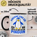 Sarkastischer Pinguin Tasse Geschenk Lustige Geschenkidee Spruch Pinguine Sind Süß. Ich Bin Süß, Also Bin Ich Ein Pinguin Schwarz Trendation
