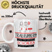 Trailrunnerin Weil Es Keinen Schöneren Beruf Gibt Tasse Geschenk für Eine Trailrunnerin Lustig Weiß Trendation