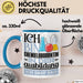 Chemielaborantin Ausbildung Start Geschenk Tasse Ich Bin Chemielaborantin In Der Ausbildung Ich Darf Das Kaffee-Becher Geschenkidee Blau Trendation