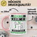 Kellner Tasse Geschenk für Kellner Geburtstag Lustiger Spruch Kaffee-Becher Was Ist Deine Superkraft Rosa Trendation