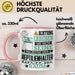 Reptilienhalter Geschenk Tasse Lustiger Spruch Erheben Sie Sich Der Reptilienhalter Betritt den Raum Rosa Trendation