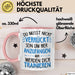 Office Arbeitskollege Tasse Geschenk Lustige Geschenkidee Spruch Du Musst Nicht Verrückt Sein Um Hier Anzufangen Rosa Trendation