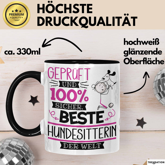 Hundesitterin Geschenk Becher Tasse Gott Schuf Alle Menschen Gleich Nur Die Besten Durfeten Hundesitterin Werden Geschenkidee Lustig Trendation