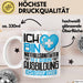 Notfallsanitäter Ausbildung Tasse Geschenk Ich Bin Notfallsanitäter In Der Ausbildung Ich Darf Das Geschenkidee Spruch Weiß Trendation