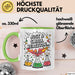 Chemiker Tasse Geschenk Lustige Geschenkidee Spruch Für Reaktions Fans Grün Trendation