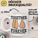 Ehemann Ehefrau Paare Jahrestag Tasse Geschenk Lustige Geschenkidee Spruch Für Immer Zusammen Weiß Trendation