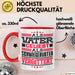 Schwiegervater Tasse Geschenk Geburtstag Bester Schwiegerpapa Geschenkidee Becher Rot Trendation