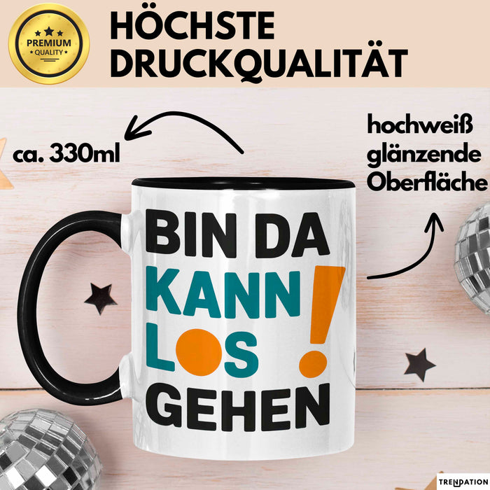 Bürokollege Tasse Geschenk Lustige Geschenkidee Spruch Bin Da Kann Los Gehen Trendation