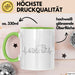 Elefant Tier Tasse Geschenk Lustige Geschenkidee Spruch Elefanten Herzschlag Grün Trendation