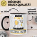 Bogenschützin Tasse Geschenk Becher Stark Attraktiv Furchtlos Bogenschützin Lustige Geschenkidee Schwarz Trendation