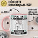 Plattenladenbesitzer Tasse Geschenk für Plattenladenbesitzer Der Mann Der Alles Kann Geschenkidee zum Geburtstag Rosa Trendation