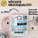 Outdoor-Bloggerin Tasse Geschenk Ich Bin Diese Eine Legendäre Outdoor-Bloggerin Von Der Alle Reden Geschenkidee Geburtstag Weihnachten Rosa Trendation