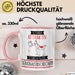 Tierverhaltensforscherin Tasse Geschenk Becher Stark Attraktiv Furchtlos Tierverhaltensforscherin Lustige Geschenkidee Rosa Trendation