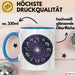 Astrologe Tasse Geschenkidee für Sternzeichen Fans Blau Trendation