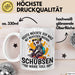 Lustige Tasse Waschbär Heute Möchte Ich Was Mit Menschen Machen Schubsen Wäre Toll Sarkasmus Ironier Humor Kaffee-Becher Weiß Trendation