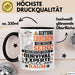 Survival-Experte Geschenk Tasse Lustiger Spruch Erheben Sie Sich Der Survival-Experte Betritt den Raum Schwarz Trendation