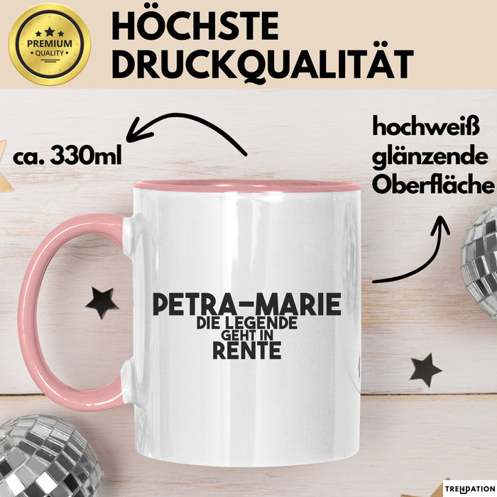 Petra-Marie Tasse Petra-Marie – Die Legende Geht In Rente Geschenk