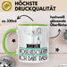 Geschenk für Vogelrescuerin Tasse Lustige Geschenkidee Geburtstag Ich Bin Vogelrescuerin Ich Darf Das Grün Trendation